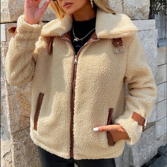 Teddy coat zip up - Picture 4 of 6
